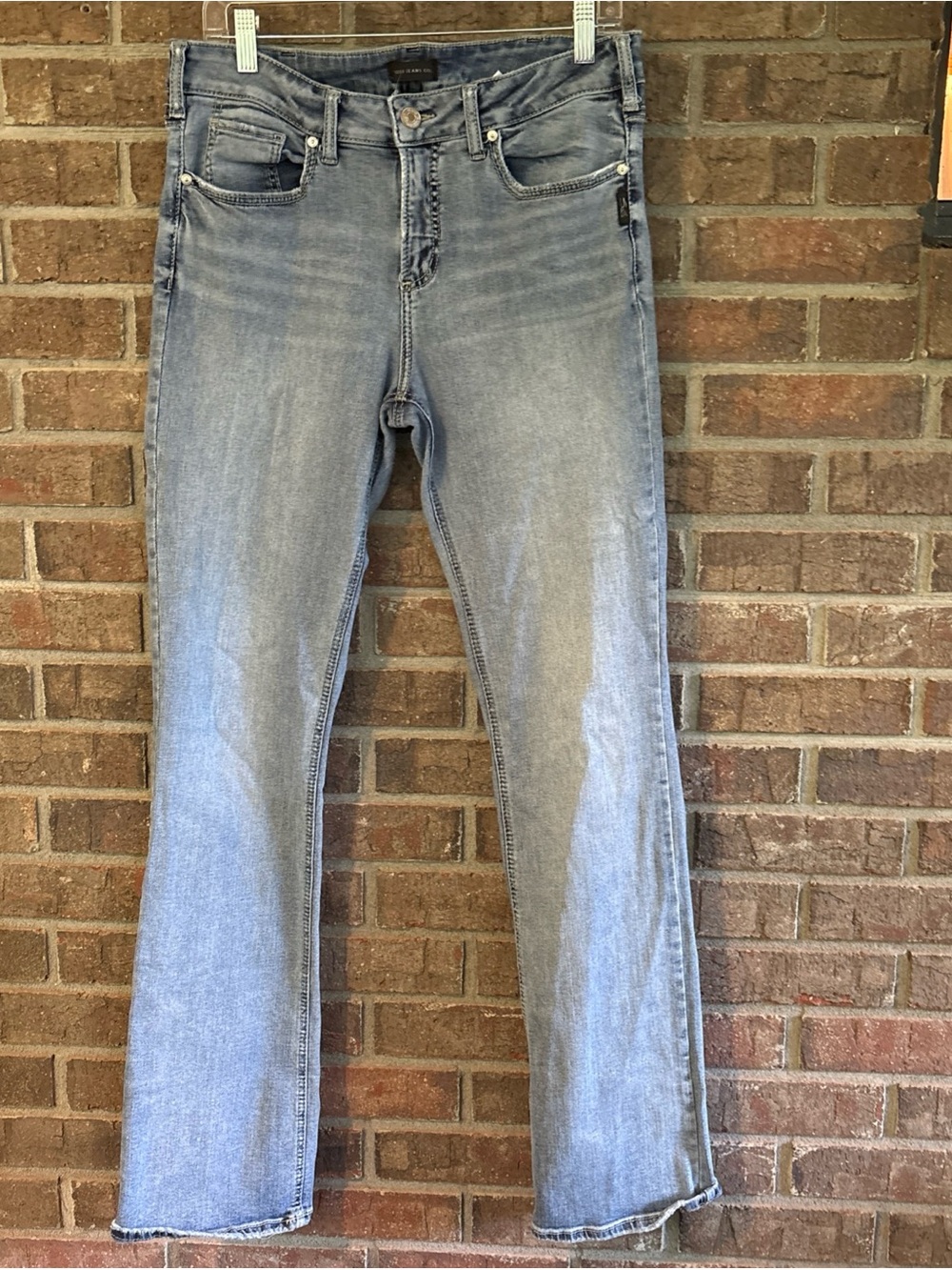 Silver Suki Jeans Medium Blue High-Rise Bootcut 34/35 Jeans